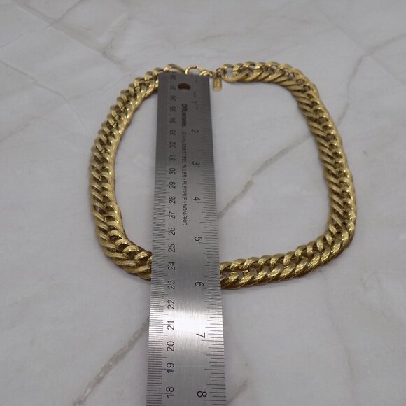 Vintage Premiere USA Designs Necklace and Bracelet Chunky Chain Gold Tone - Picture 9 of 11